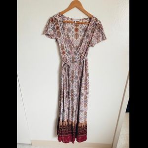 Patrons Of Peace Boho Maxi Dress